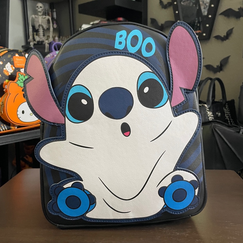 Loungefly Stitch Halloween Ghost mini backpack